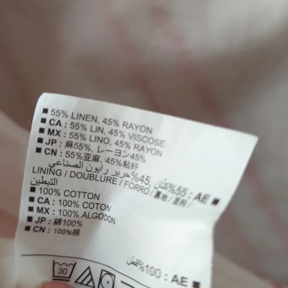 Linen Summer Dress Short Sleeve, XS by Old Navy - Picture 4 of 4